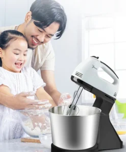Alternative view of Stand Food Mixer - 110V/220V Electric Kitchen Blender for Egg Whisking, Cream, Dough Kneading, and Milk Frothing