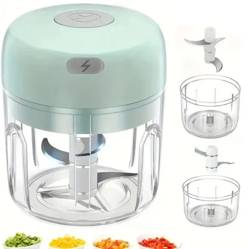 Alternative view of Multifunctional Kitchen Machine - Automatic Meat Grinder and Food Mixer for Baby Food and Minced Garlic