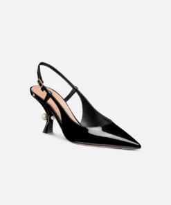 2025 Summer New Women's Wrap Toe Sandals Pointed Toe Kitten Heel Back Strap Shallow Pearl Black Ladies Large Size High Heels