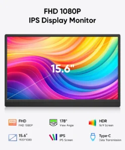 Alternative view of Dopesplay 15.6" FHD Portable Monitor - IPS External Screen for Laptops and Gaming
