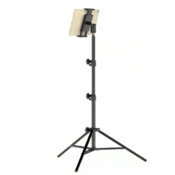 Adjustable Tripod Floor Stand with Universal Compatibility for Tablets and Smartphones