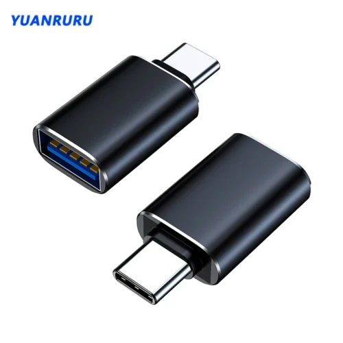 Type C To USB 3.0 Adapter Metal Charging Stable Data Transmission File Reading Light for Iphone Macbook Xiaomi Samsung Connector