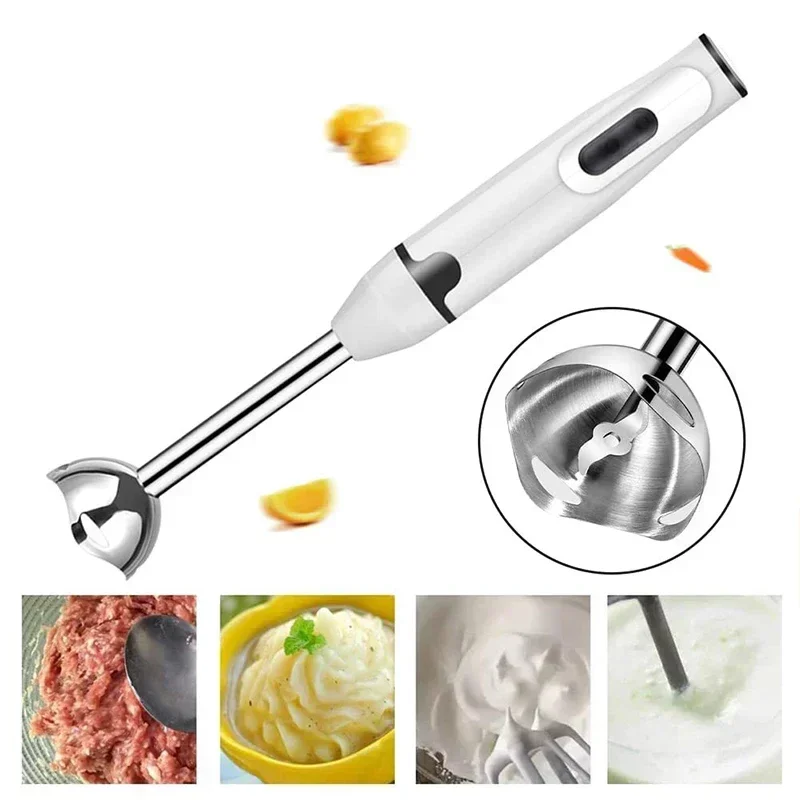 Handheld Electric Food Mixer – Multifunction Egg Beater and Vegetable Blender with Stainless Steel Whisk - Image 2