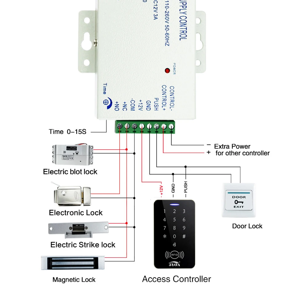 DC12V Electric Drop Bolt Lock with Fail Safe Mechanism for Gate Access Control - Image 3
