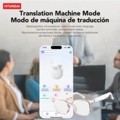Alternative view of AI Smart Glasses with Voice Translation and Bluetooth 5.4 for Meetings and Travel