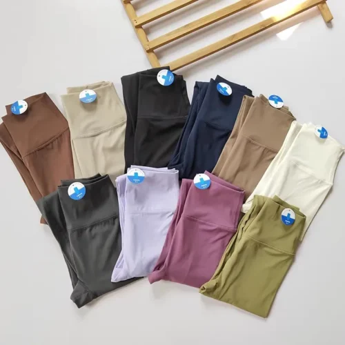 High Waist Yoga Leggings for Women - Soft, Breathable Fitness Pants