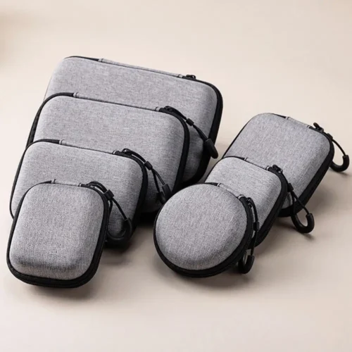 1Pcs Portable Game Console Case For RG35XX H Game Console Case Storage Bag Protective Zipper Carry Bag EVA Hard Handbag