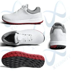 Alternative view of Spikeless Waterproof Golf Shoes with Non-Slip Sole for Men