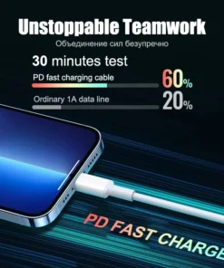 Alternative view of 20W PD Fast Charging USB-C Power Adapter for iPhone