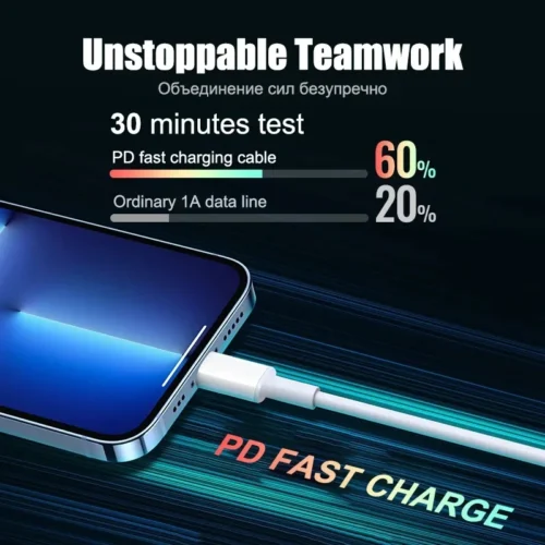 Alternative view of 20W PD Fast Charging USB-C Power Adapter for iPhone