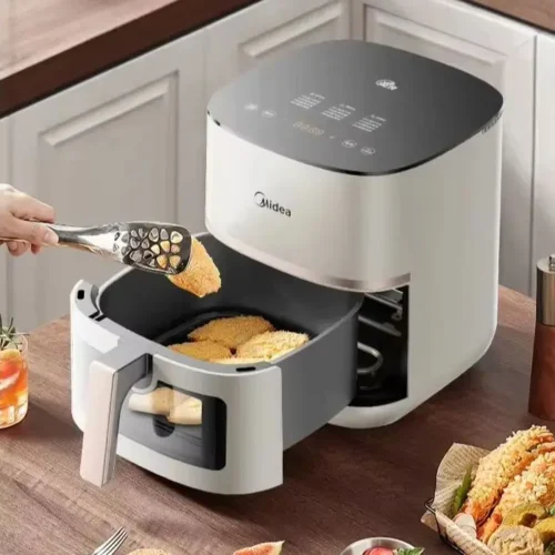 Large Capacity Air Fryer with View Window - Electric Cooking Machine