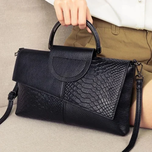 Alternative view of High Quality Soft PU Leather Handbag Women Luxury Purses Female Bag Designer Brand Ladies Shoulder Crossbody Bag
