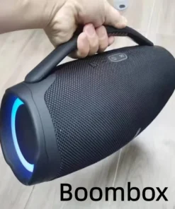 20W Wireless Bluetooth Portable Boombox Speaker with RGB Lights and Subwoofer – Supports TF, AUX, and USB