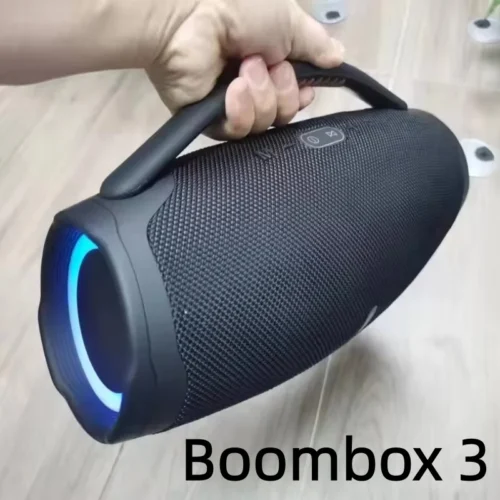 20W Wireless Bluetooth Portable Boombox Speaker with RGB Lights and Subwoofer – Supports TF, AUX, and USB