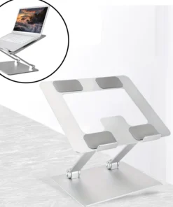 Ergonomic Adjustable Laptop Stand for Desks - Fits Up to 17.3 Inch Laptops
