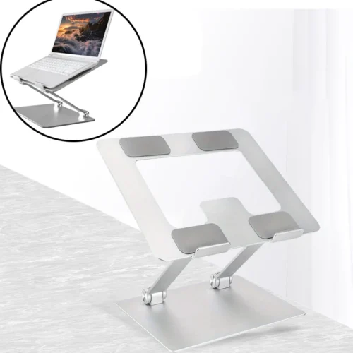 Ergonomic Adjustable Laptop Stand for Desks - Fits Up to 17.3 Inch Laptops