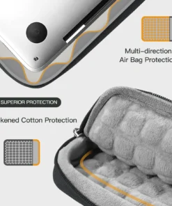 Alternative view of Laptop Sleeve for 12" to 15.6" Devices – Compatible with MacBook, Huawei, Xiaomi, Dell, and Lenovo