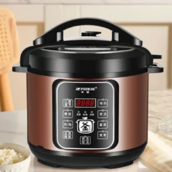 Electric Pressure Cooker with Multifunctional Rice Steamer, 6L Capacity for Efficient Cooking