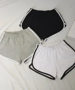 Simple Shorts Women's Home Yoga Beach Vacation Pants Casual Women's Sports Comprehensive Training Shorts Fitness Pants