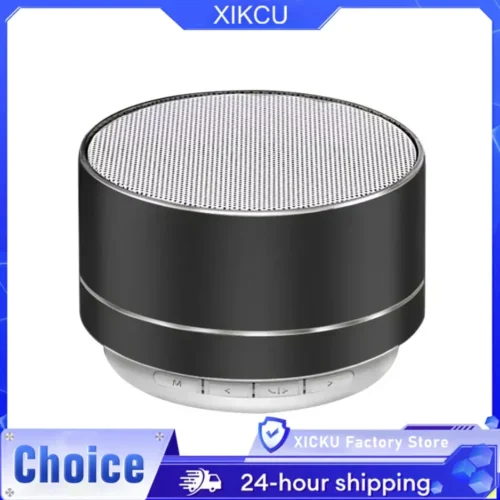 A10 Mini Portable Bluetooth Speaker - 10M Range, Steel Subwoofer for Laptops and Phones, Ideal for Outdoor Use