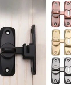 Sliding Door Lock with No-Drill Installation – Anti-Theft Latch for Cabinets and Sliding Doors