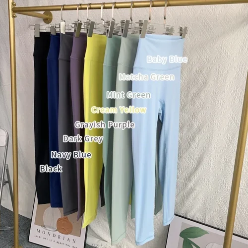 Alternative view of Summer Yoga Pants - High Waist, Breathable & Quick-Drying Fitness Leggings for Gym, Running, and Cycling