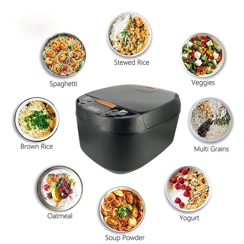 Intelligent 5L Rice Cooker - Multi-Function for Cooking and Soup - Image 3