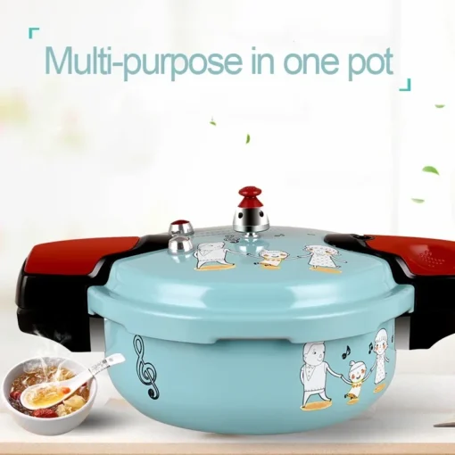 Universal Mini Gas Induction Pressure Cooker - Explosion-Proof, Cartoon Design for 1-4 People - Image 4