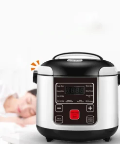 Alternative view of 12V/24V Electric Rice Cooker for Cars and Trucks - Multicooker with Timing Reservation and Food Heating Features