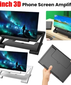 Alternative view of Foldable 8-inch Curved HD Phone Screen Amplifier 3-4x Magnification Anti-Slip Hands-Free Holder Fit 4.0-6.0 Inch Mobile Phones