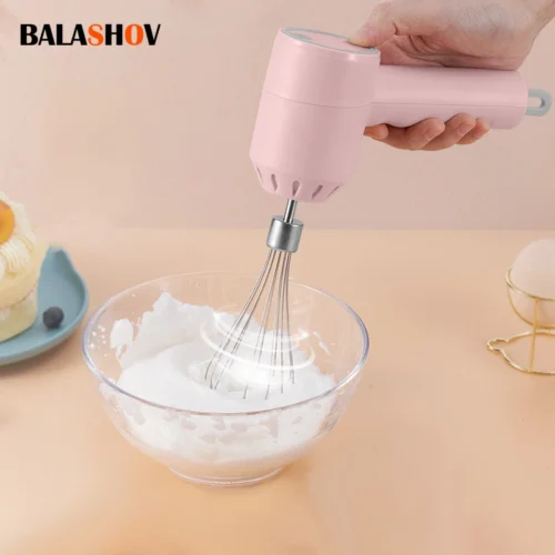 Braun Portable Electric Hand Blender - Wireless, 3-Speed, High Power, Ideal for Mixing Dough and Beating Eggs