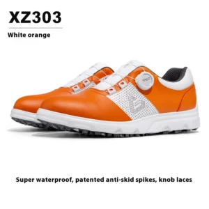 Men's Waterproof Golf Shoes with Anti-Slip Sole for Enhanced Stability and Comfort