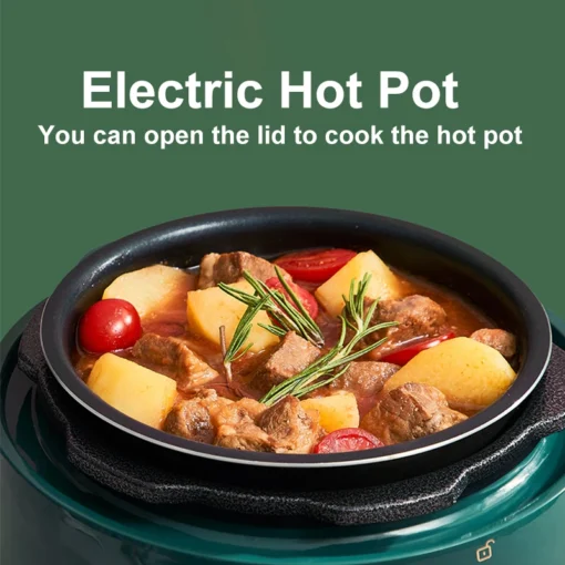 Electric Pressure Cooker with Automatic Stewing Function for Small Households, 1.8L Capacity - Image 5