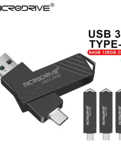 Alternative view of Type-C USB 3.0 High-Speed 2-in-1 Flash Drive - 256GB/128GB/64GB