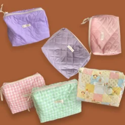 Alternative view of Large Capacity Cosmetic Bag with Zipper Closure for Women