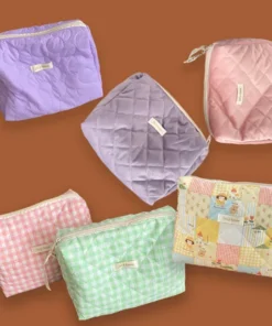 Alternative view of Large Capacity Women's Cosmetic Bags Cases Casual Ladies Small Storage Bag with Zipper Female Travel Clutch Bag Small Handbags