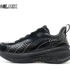 ONEMIX 2025 Winter Training Running Shoes for Men Sport Shoes Leather Warm Wear-resistant Female Jogging Shoes Walking Sneakers