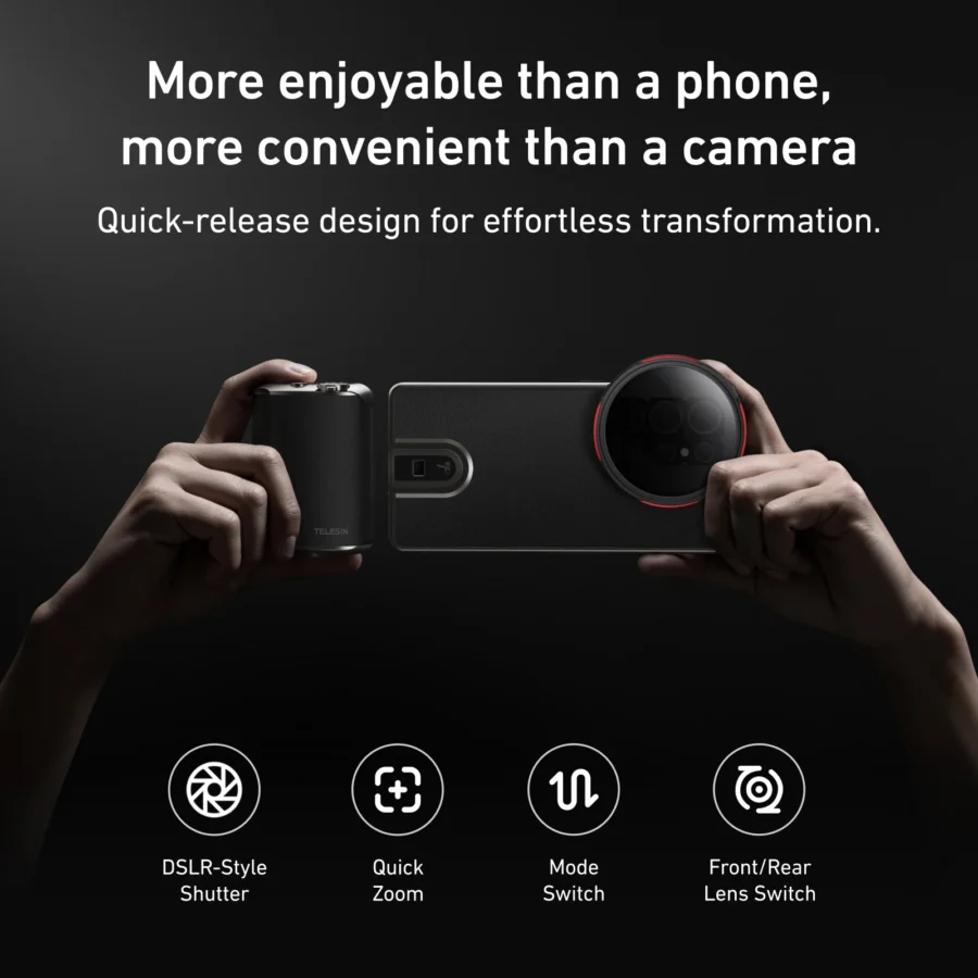 TELESIN Master Shooting Set Phone Camera Hand Grip Phone Holder CPL ND 2-32 Filter Remote Handle For SAMSUNG Galaxy S25 Ultra - Image 4