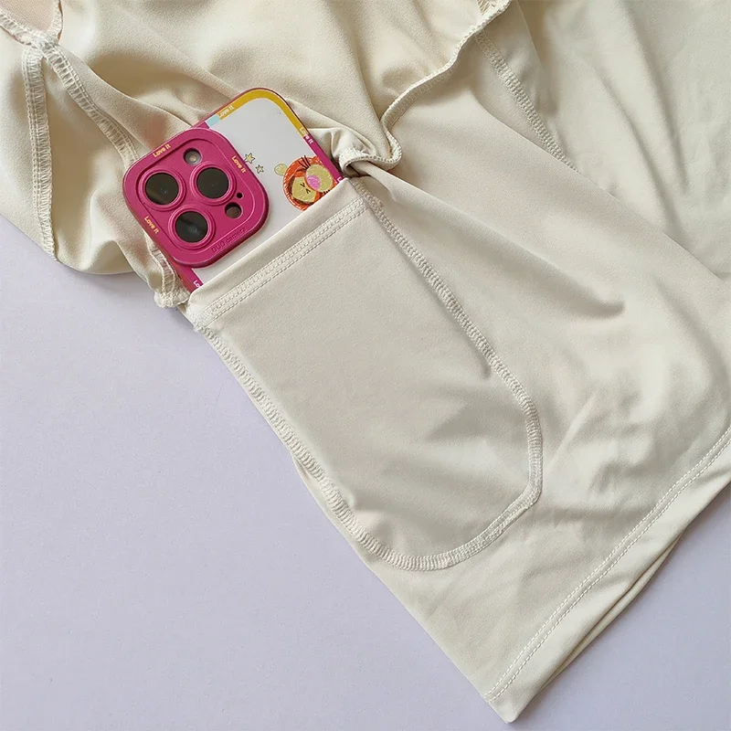 Summer Women's High-Waisted Sports Shorts Mesh Breathable Double-Layer Quick-Dry Gym Fitness Running Cycling Yoga Shorts - Image 5