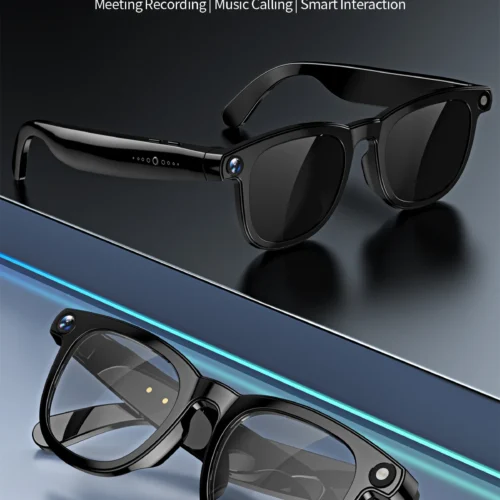 Alternative view of 2 in1 4K Smart AI Glasses 800W pixel AI Shooting Camera HD Photo Video Voice Call Translation Waterproof Bluetooth AI Glasses