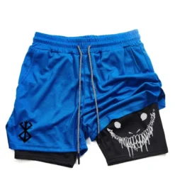 Alternative view of Berserk Men's 2-in-1 Sports Shorts with Quick Drying Fabric for Running and Gym Training