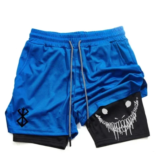 Alternative view of Berserk- Men's 2-in-1 sports shorts, running quick drying shorts, gym and fitness training, double layered