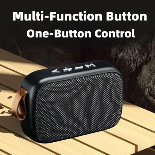 Alternative view of Portable Bluetooth Outdoor Speaker – Compact 3D Stereo Sound