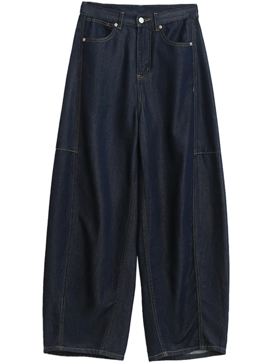 CHIC VEN Women's High Waist Wide Leg Denim Pants - Image 4