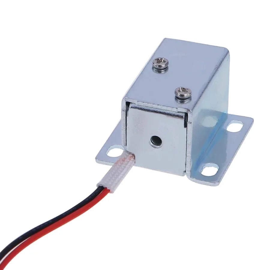 Mini Solenoid Magnetic Lock - DC 5V/12V for Cabinets and Drawers - Image 4
