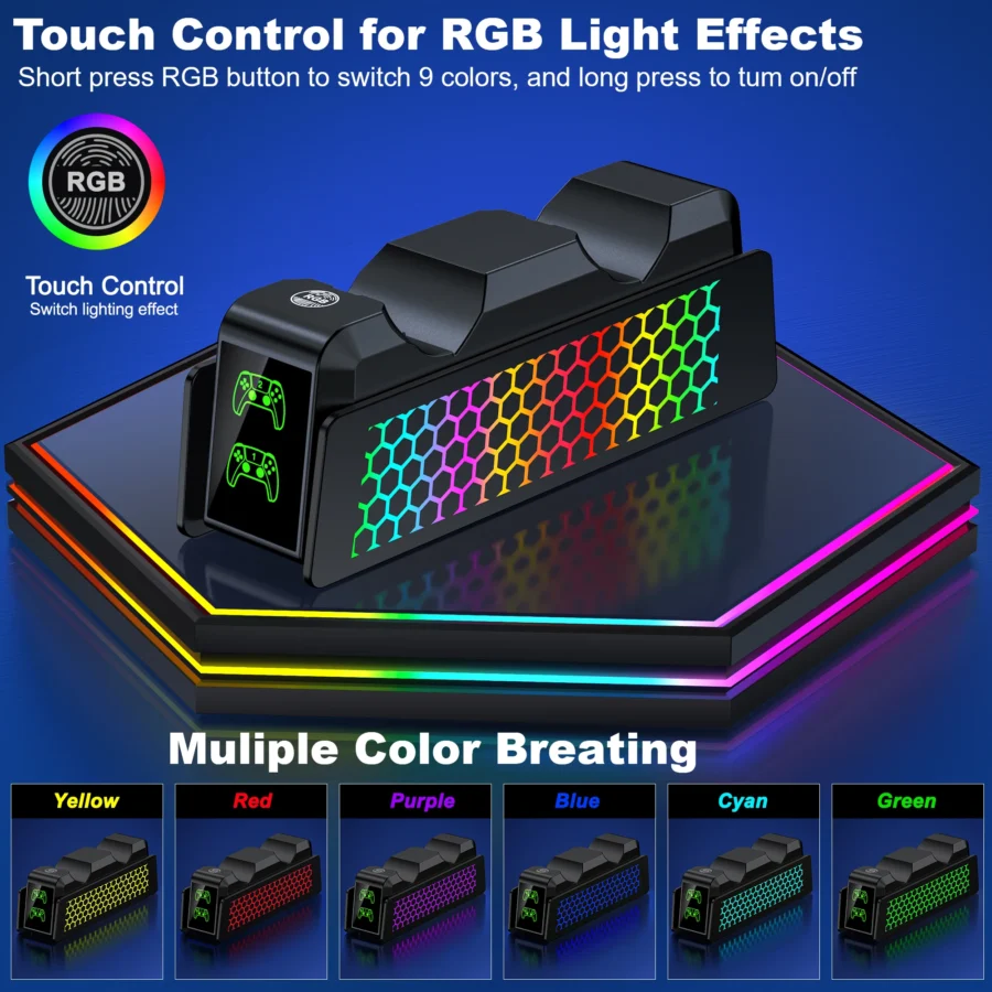 Sony Dual Fast Charger and Stand for PS5 DualSense Controller - Image 3