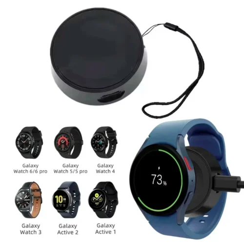 Wireless Watch Charger Cable Portable Charging Type C For Samsung Galaxy Watch 6/5 Classic Pro/4/3 Active/2 Fast Charging Dock