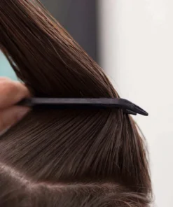 Alternative view of stainless steel pointed tail hair professional hair comb hair brush salon hair styling tool hair comb Special for real hair wigs