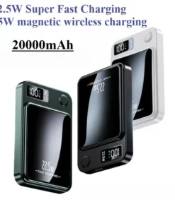 Alternative view of 20000mAh Wireless Magnetic Power Bank - 20W Fast Charging for iPhone and Samsung