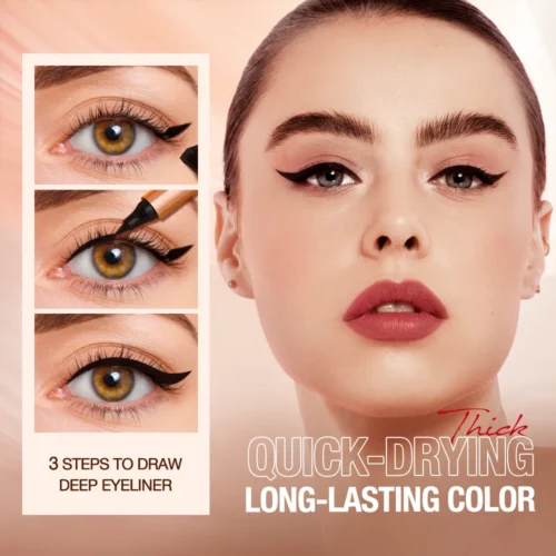Alternative view of O.TWO.O Liquid Eyeliner Stamp Black Eye Liner Pencil Waterproof Long-lasting Easy to Use Cat Eyeliner Pen Make-up for Women